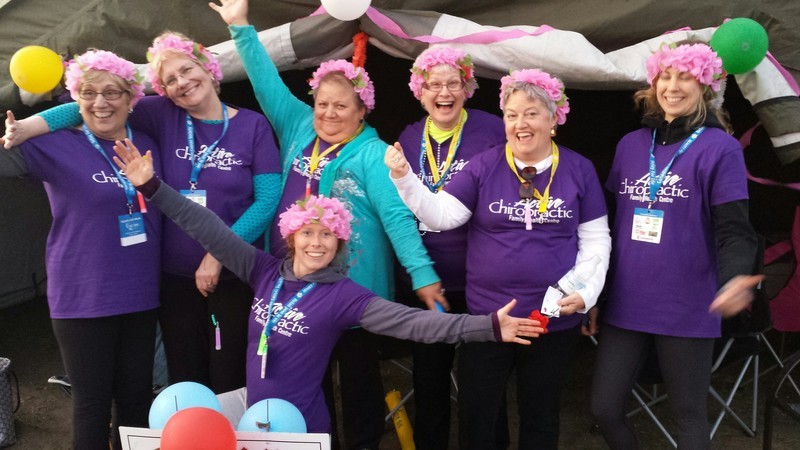 Team Active Chiropractic - the 'Silver Vixens'