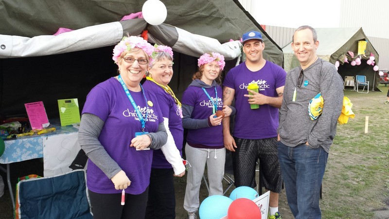 Hanging out at the tent!
